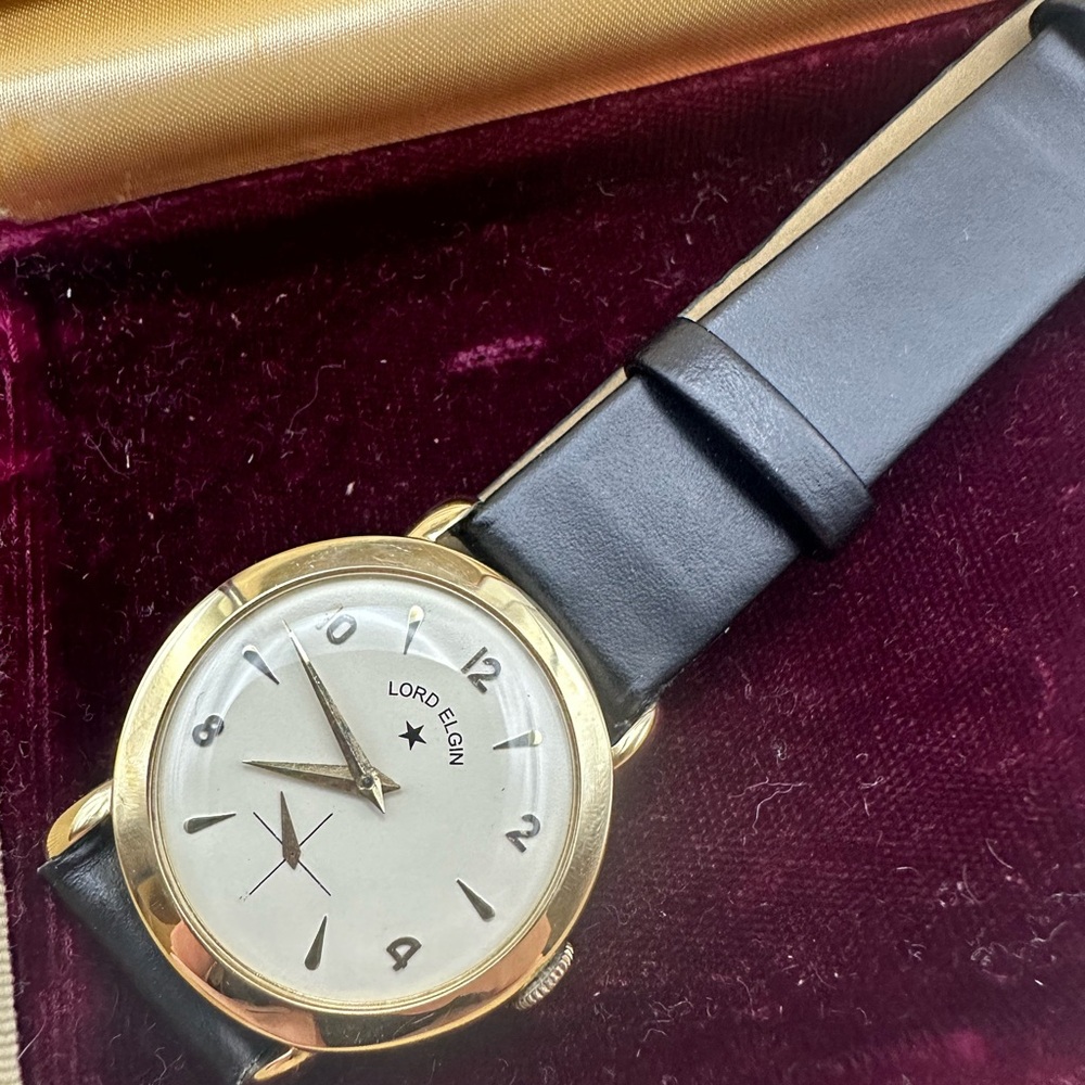 Lord Elgin 14k gold watch